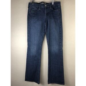 American Eagle Women's  8 True Boot Denim Jeans Low Rise Medium Wash Y2K